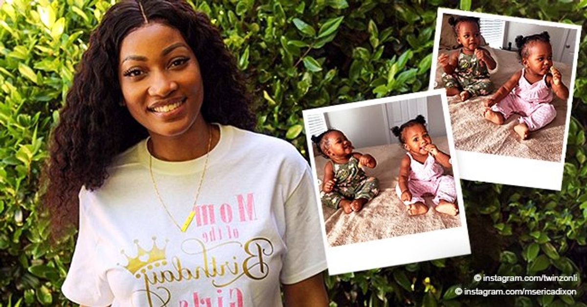 Erica Dixon's Twins Eryss and Embrii Show Their Special Twin Bond in