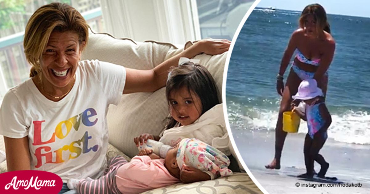 Hoda Kotb and Daughter Haley Joy Wear Matching Swimsuits in a Sweet(00)