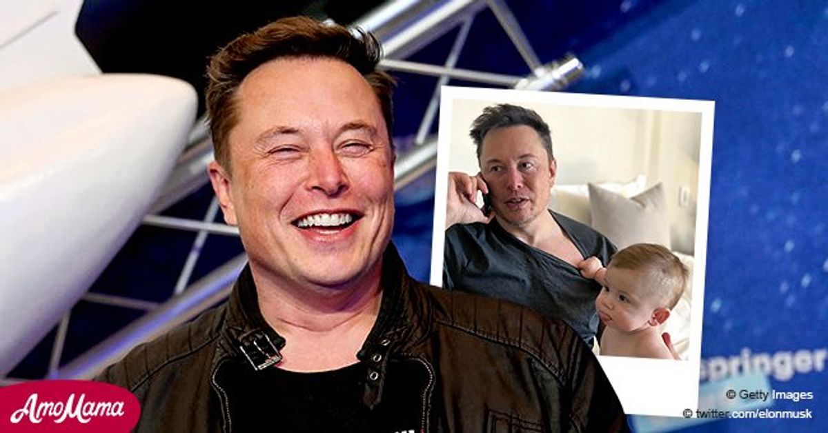 Elon Musk Shares a Rare Photo Posing with His Son X AE A-Xii — See How ...