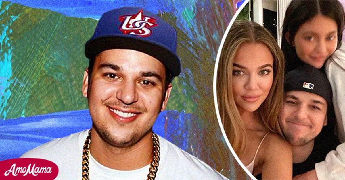 Camera-Shy Rob Kardashian Finally Appears In Rare Photo With Sisters ...