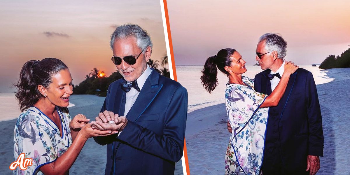 Andrea Bocelli & His Wife's Shared Photos Appreciating a Maldivian Sunset