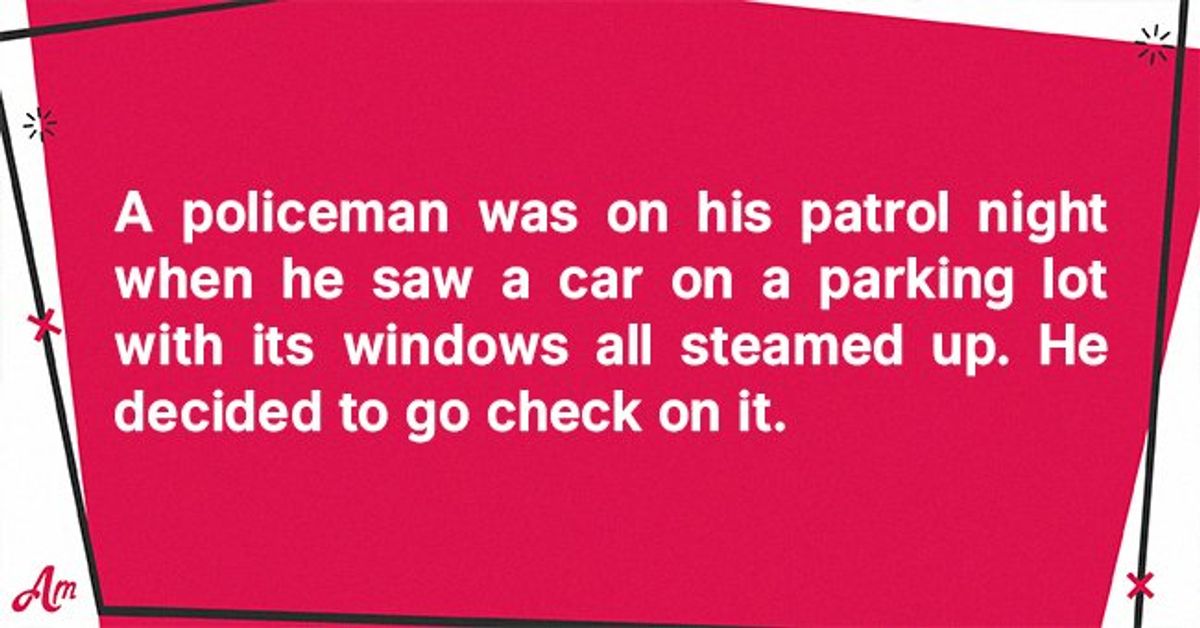 Daily Joke: Policeman Checks a Car with All Windows Steamed up