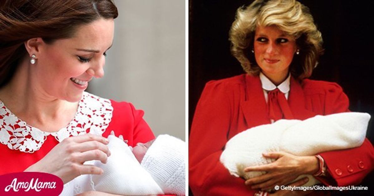 The stars of Royal baby Prince Louis and Princess Diana are aligned(00)