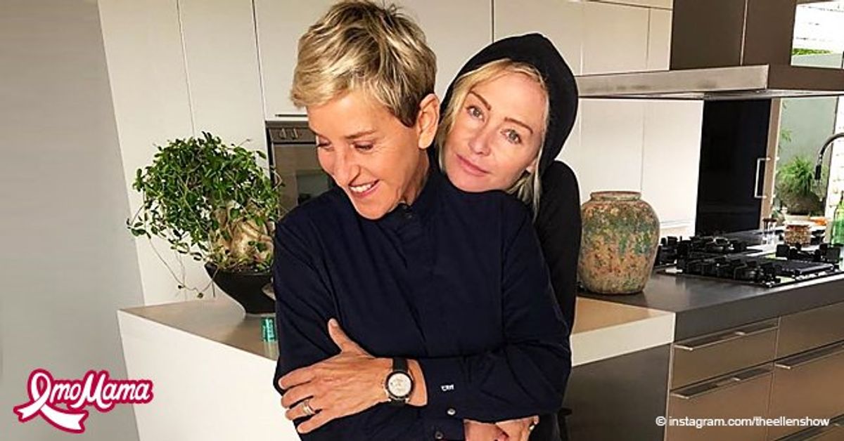 Ellen DeGeneres Marks National Coming Out Day with a Rare Photo Hugging ...