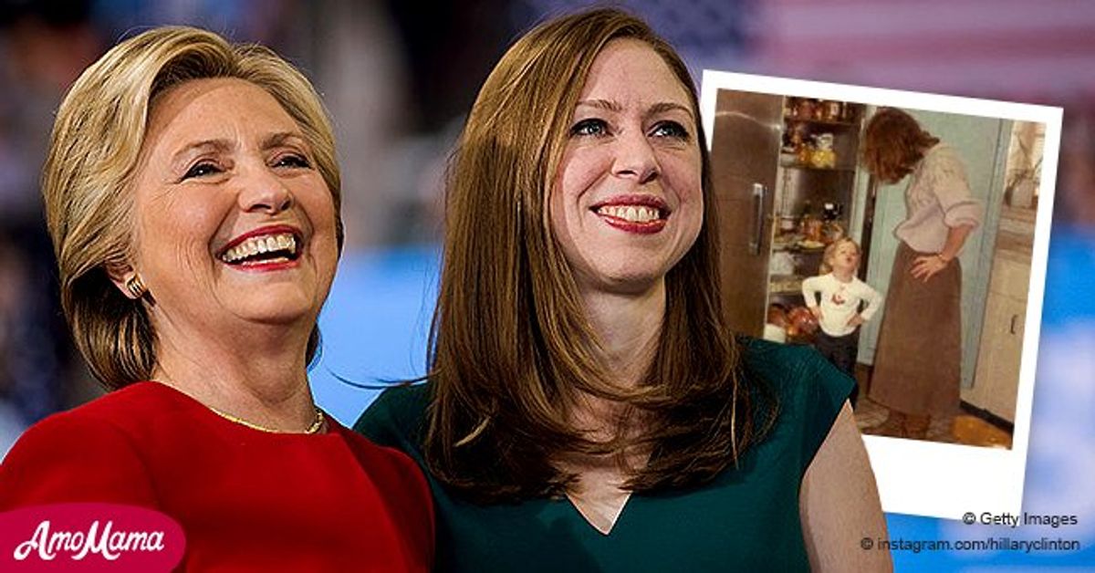 Hillary Clinton Posts Sweet Throwback Pic as She Wishes Daughter(02)