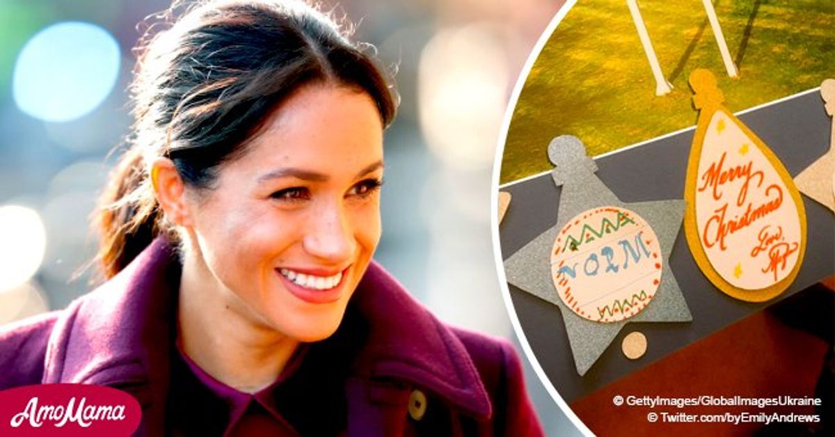 Meghan Markle shows her calligraphy skills helping with Christmas(02)