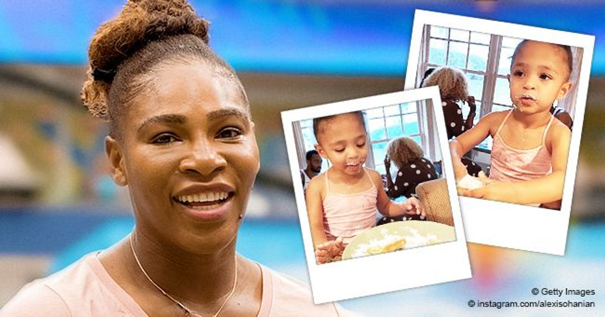 Serena Williams' Daughter Olympia Enjoys Sweet Cakes in New Videos