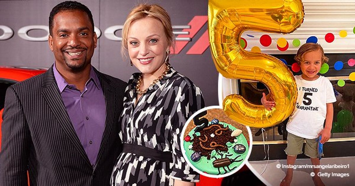 Alfonso Ribeiro and Angela Unkrich Celebrate Son Anders Reyn's 5th Birthday