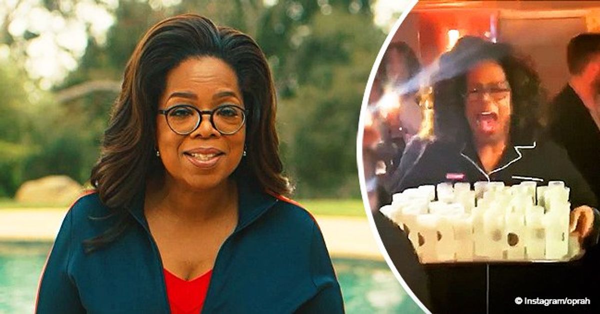 Video of Oprah handing out shots of tequila in her pajamas on a cruise ...