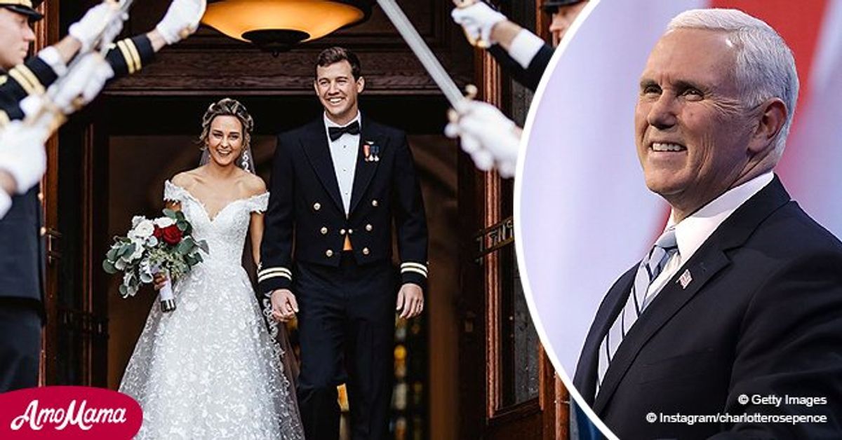 Mike Pence's Daughter Charlotte Secretly Got Married at the US Naval(01)