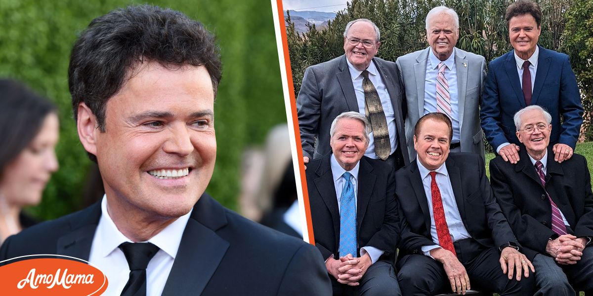 Donny Osmond Shares Happy Photo with His 5 Look-alike Brothers for a