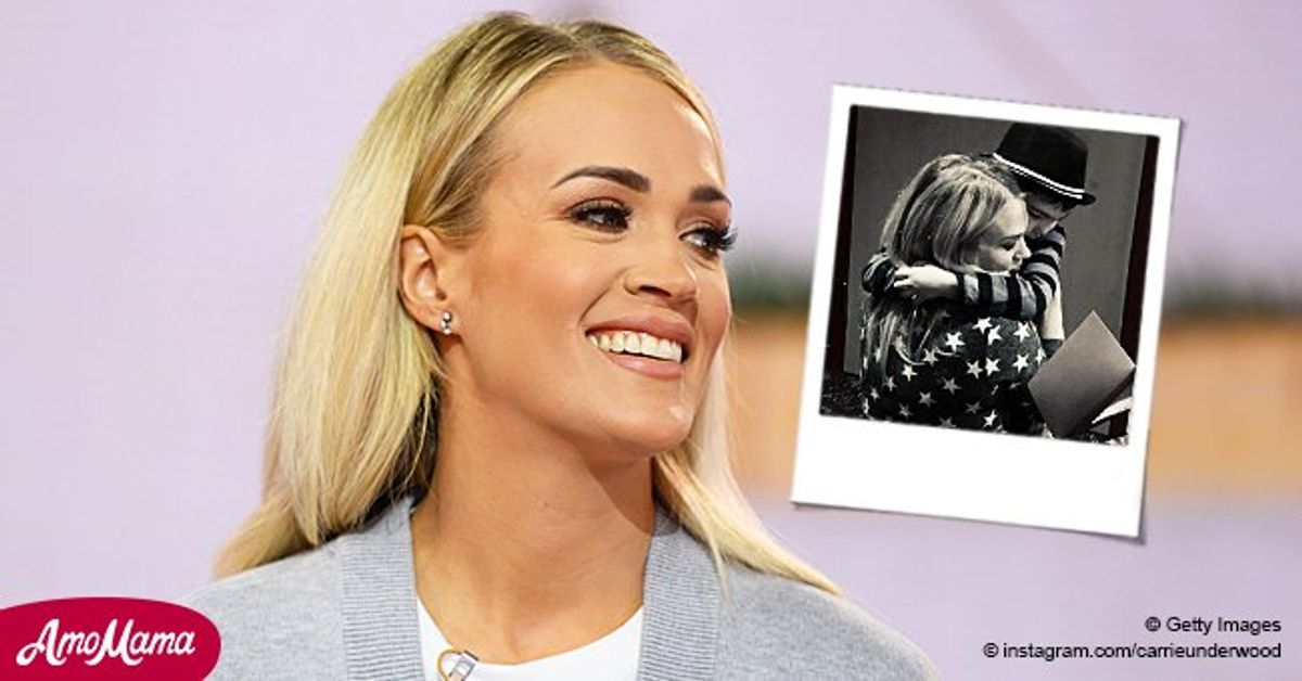 Carrie Underwood Shares a Sweet Photo Hugging Her Son Isaiah as She