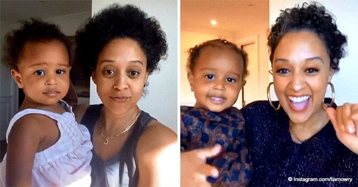 Tia Mowry and Her Daughter Cairo Do the Don't Rush Challenge Amid ...