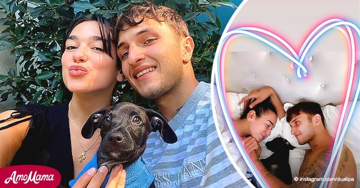Take a Look at Dua Lipa and Anwar Hadid's Adorable New Pup Dexter (Photos)(01)