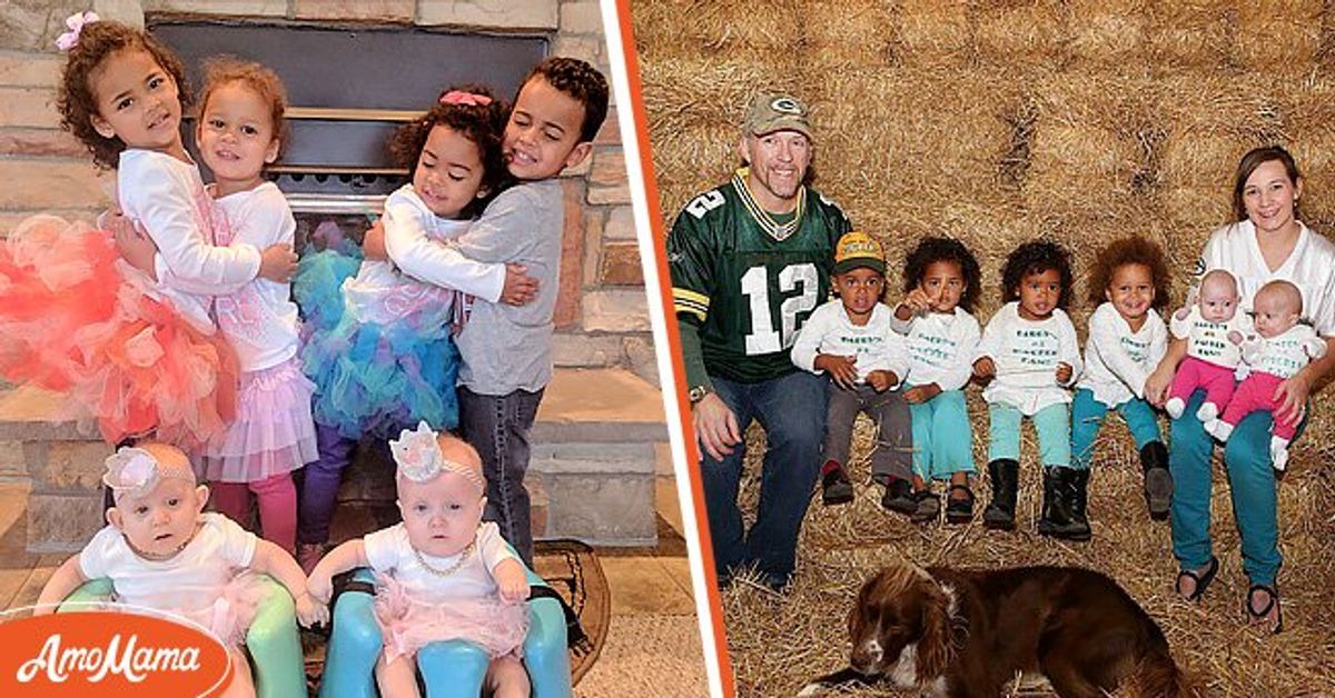 Couple Told They Can't Have Kids Naturally End up as Parents to 3 Sets of Twins Sharing Same Birthday