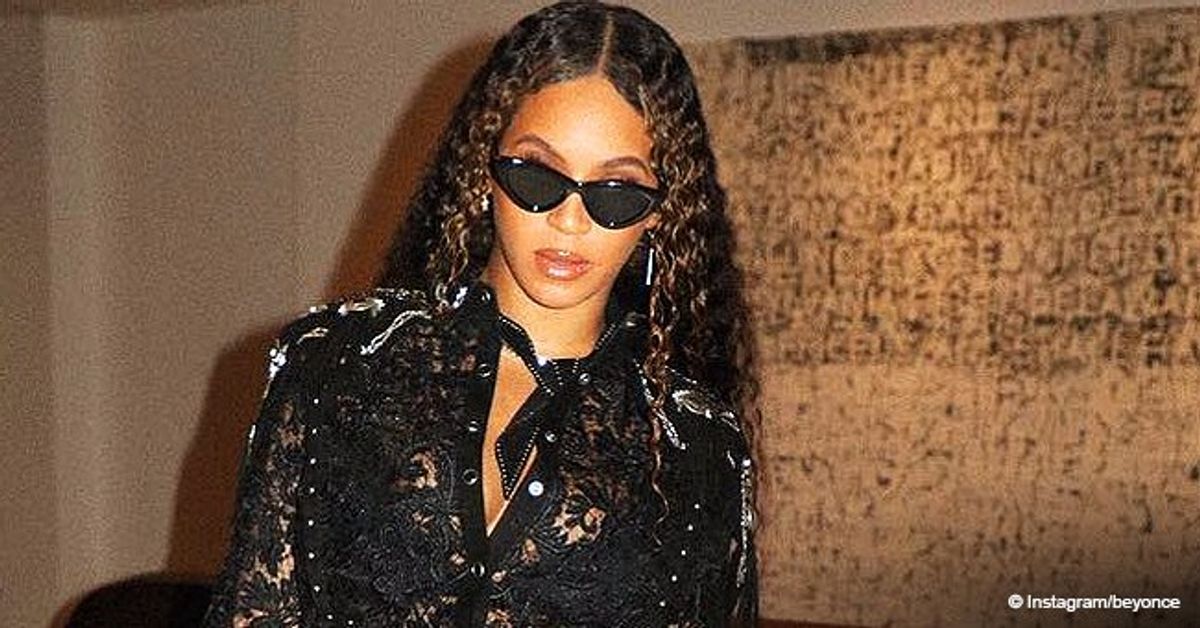 Beyoncé flaunts her slender figure in $695 skirt paired with a lacy top ...