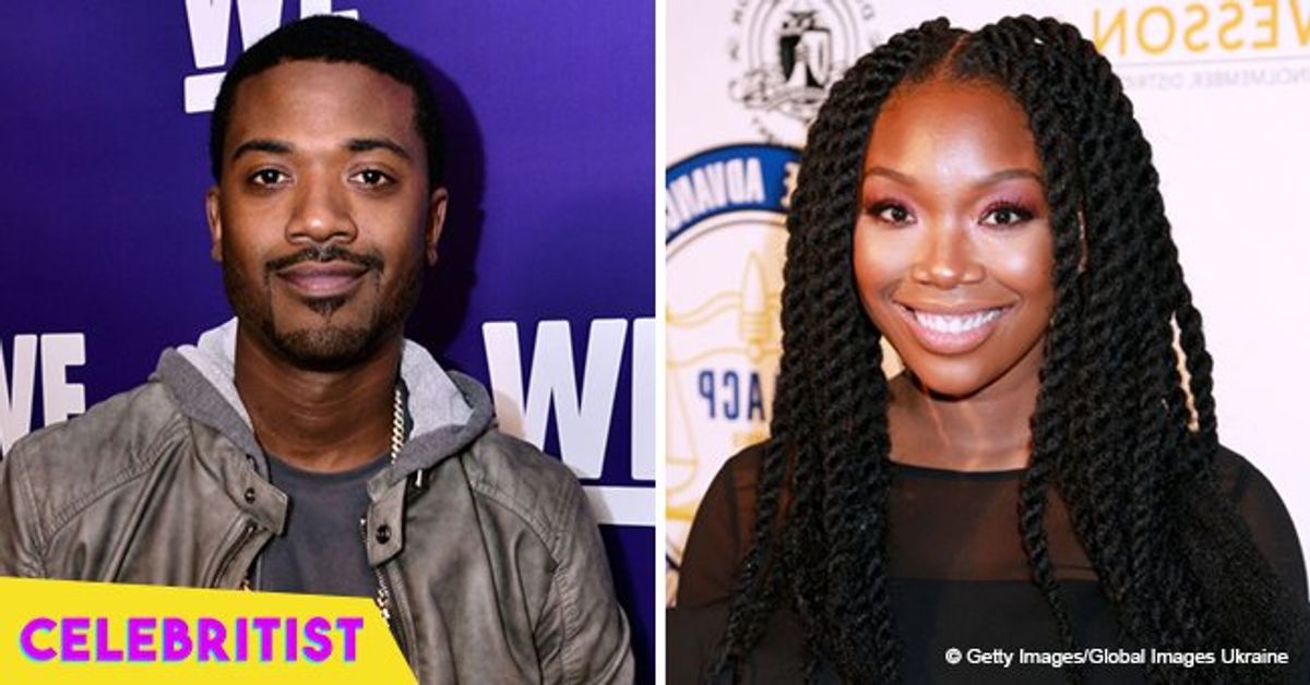 Brandy shares hug with younger brother Ray J after her weight gain