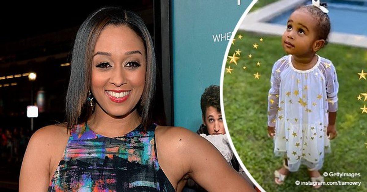 Tia Mowry's Look-Alike Daughter Cairo Looks Adorable Posing in a White ...