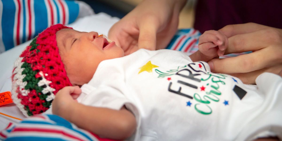My 15-Year-Old Son Crocheted 17 Hats for Newborn Babies in Intensive ...