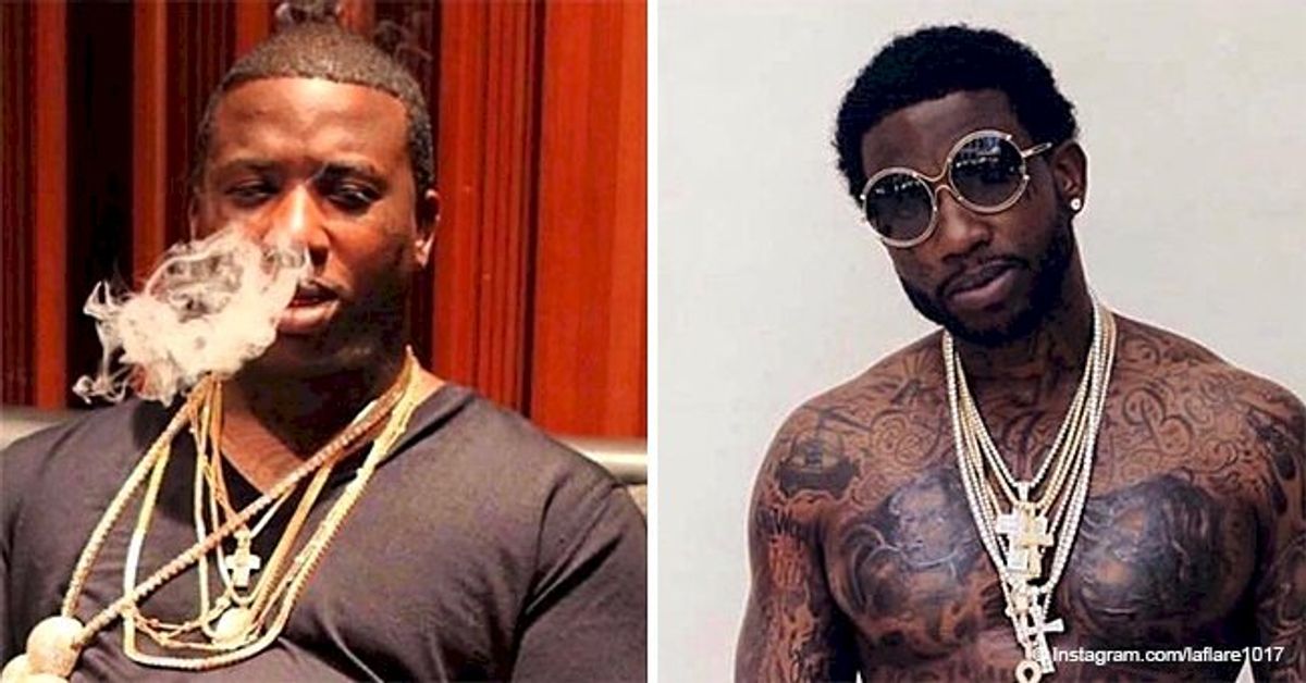 Gucci Mane shares old photo of himself, showing off his massive ...