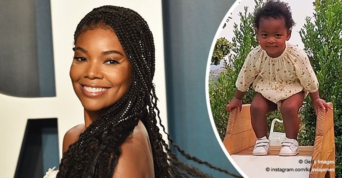 Watch Adorable Video as Gabrielle Union's Daughter Kaavia Goes down a