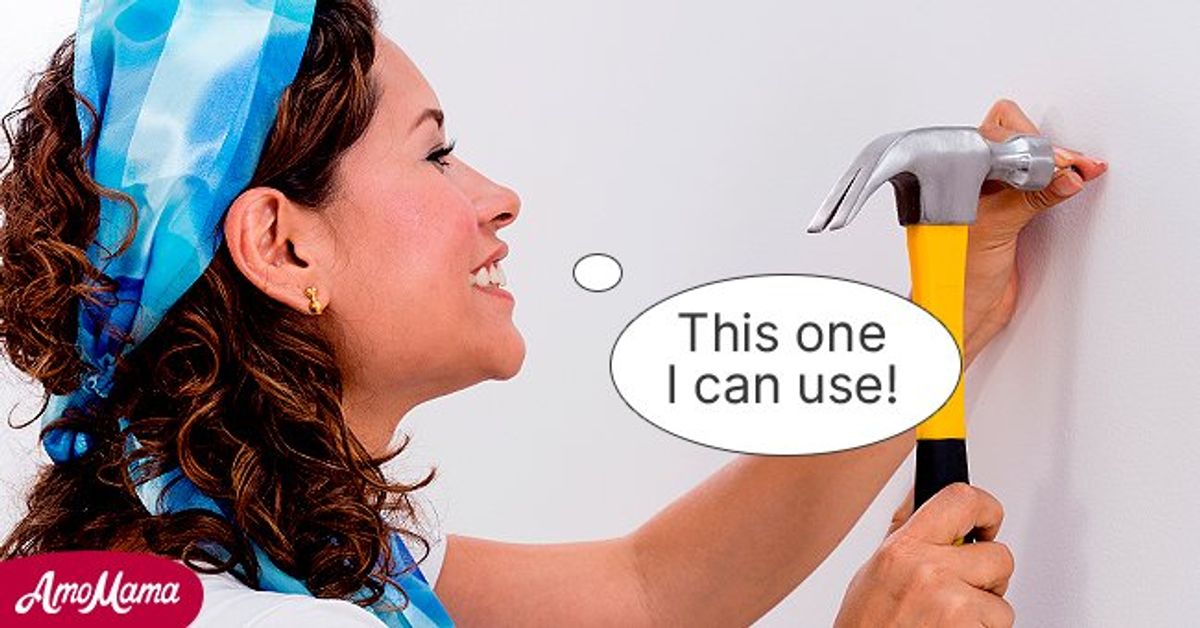 Daily Joke Woman Strangely Segregates Nails before Hammering Them into