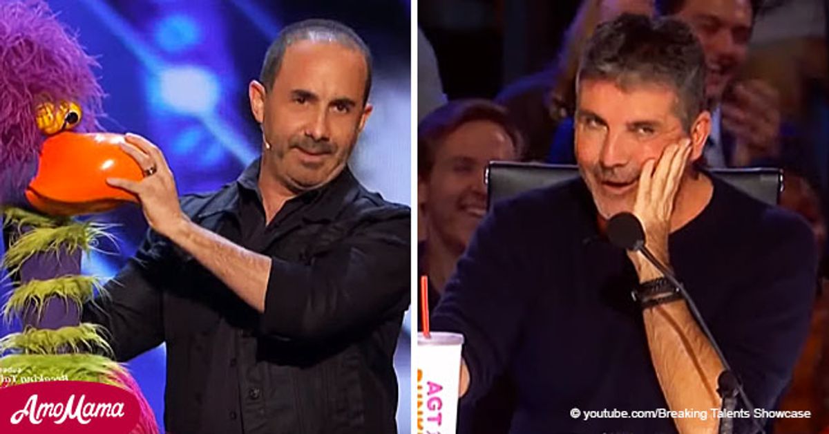 Simon Cowell's Hilarious Reaction to a Ventriloquist Comedian's Audition