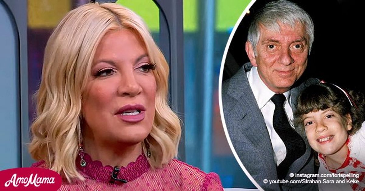 Tori Spelling of 'Beverly Hills 90210' Pays Tribute to Late Dad Aaron