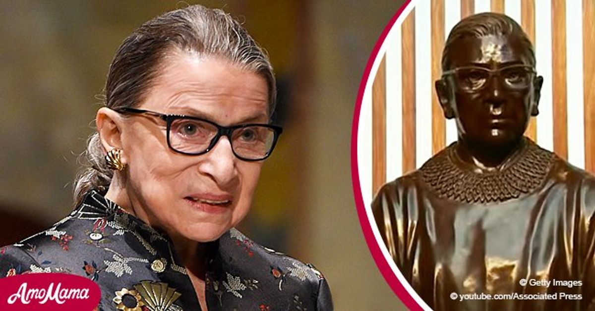 Late Ruth Bader Ginsburg Honored with a Statue Ahead of What Would Have ...