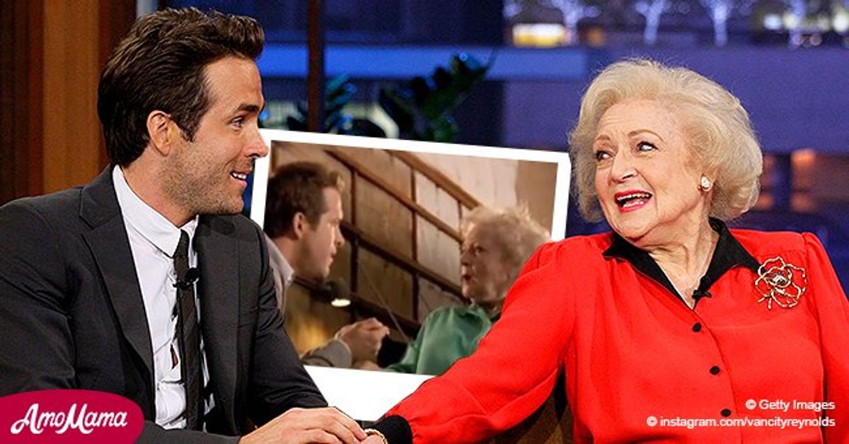 Ryan Reynolds & Betty White Feud in Hilarious Throwback Video He Posted(01)