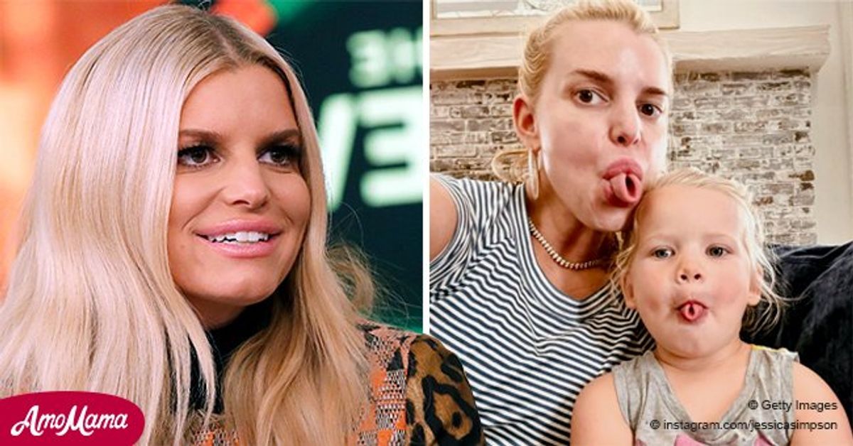 Jessica Simpson's Daughter Birdie Mae Is a Copy of Her Mom as They Roll ...