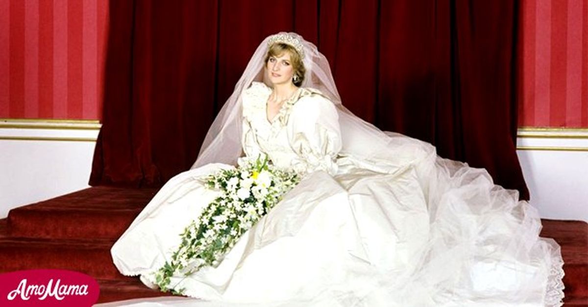 Princess Diana's Wedding Gown with 25-Foot Train Is Currently on Display  for the Public to See