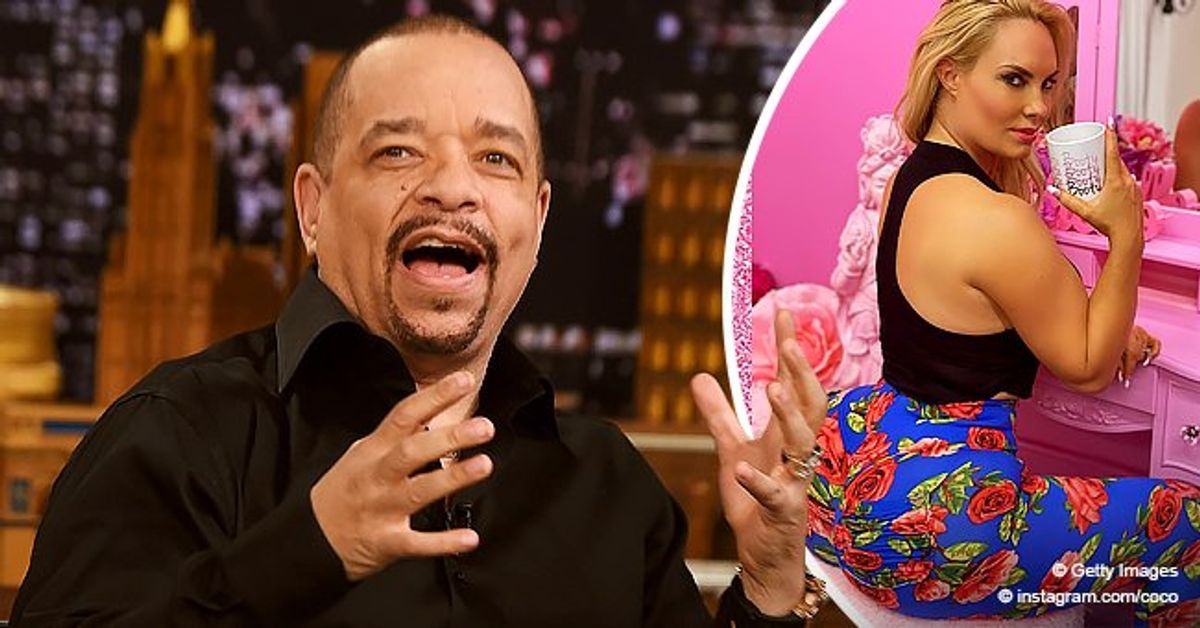Ice T S Wife Coco Flaunts Toned Buttocks In Floral Leggings And High Heels Posing In A Photo