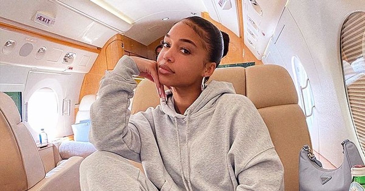 Lori Harvey Rocks Long Braids Posing In an off-Shoulder Crop Top From ...