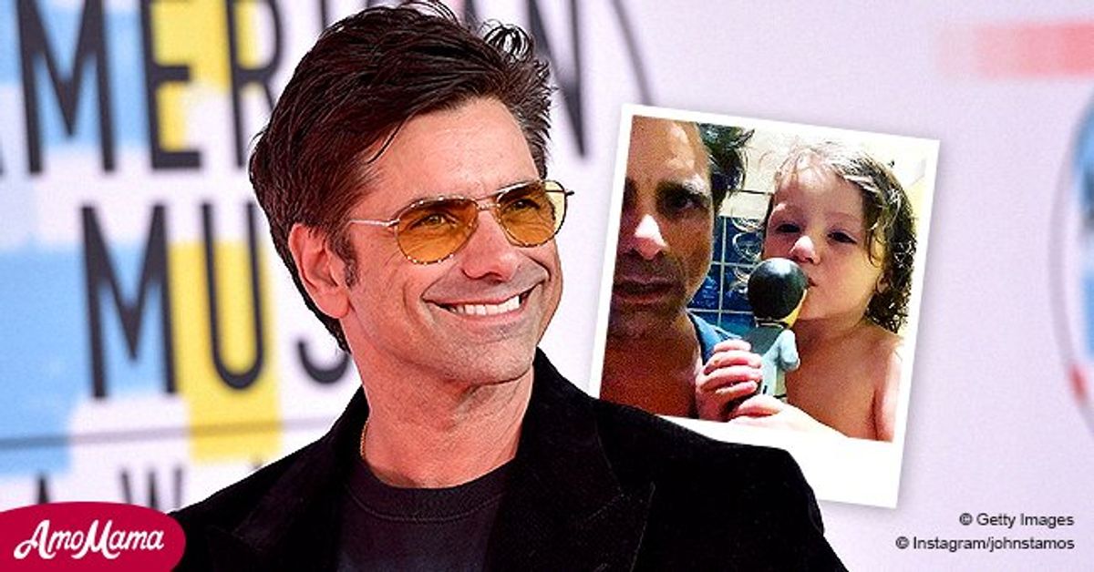 Watch This Adorable Video of John Stamos' Son Billy Asking to Kiss His ...