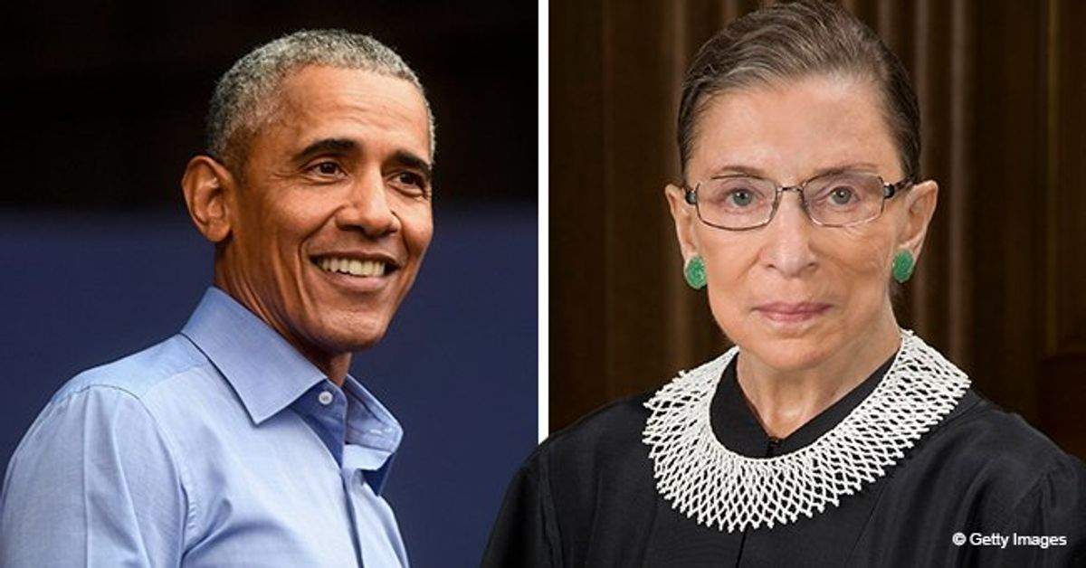 Barack Obama Pays Tribute to Late Ruth Bader Ginsburg — Look through