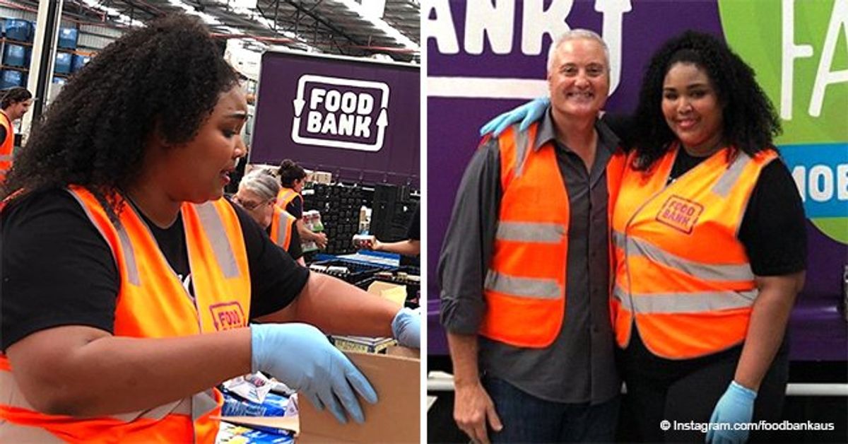 Lizzo Takes Break from Australia Tour to Volunteer at Food Bank & Pack