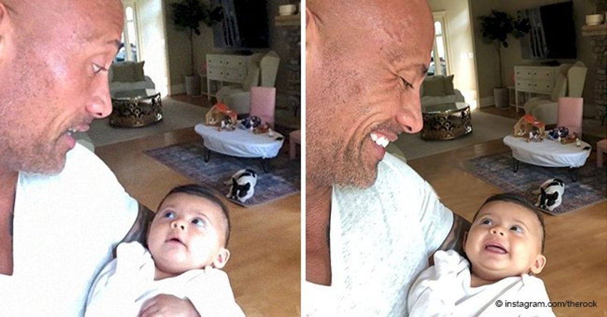 Dwayne 'The Rock' Johnson has the cutest conversation with his daughter ...