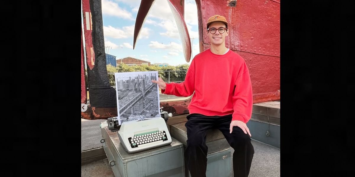 Inspired by an Artist Who Turned to a Typewriter Instead of a Pen, He Built a Career in Typewriter Art