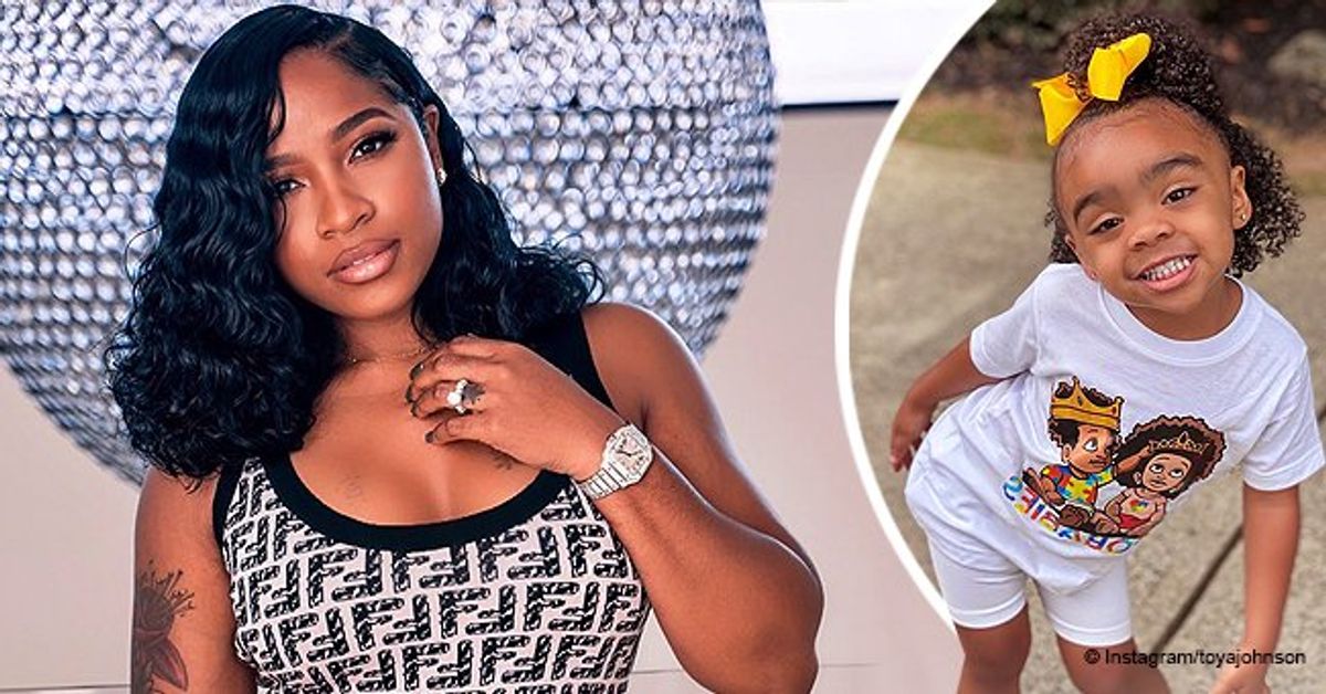 Toya Johnson's Daughter Reign Looks Adorable Posing in a White Outfit ...