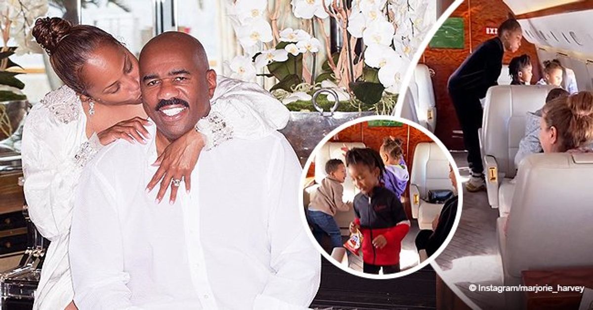 Steve Harvey's Wife Marjorie Shares Cute Video of Their Grandchildren ...