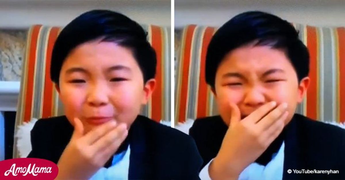 8YearOld Star Alan Kim from the Film 'Minari' Cries While Accepting