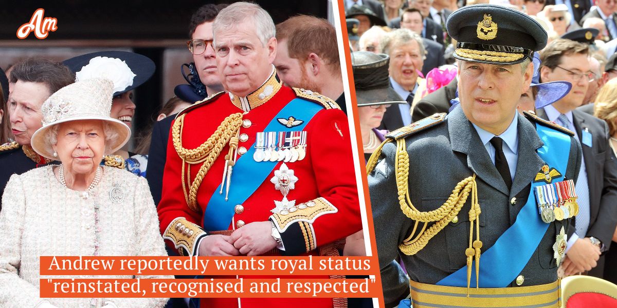 Fans Divided Over Report That Prince Andrew Wants Royal Status ...