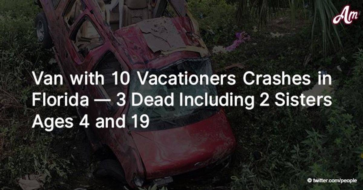 Van with 10 Vacationers Crashes in Florida, Leaving 3 Dead, Including(00)