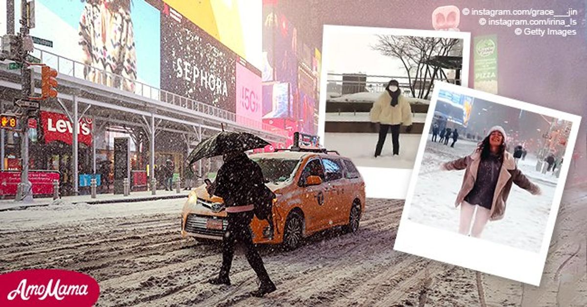 Here's How New Yorkers Reacted to the First Big Snow Storm the City Has ...