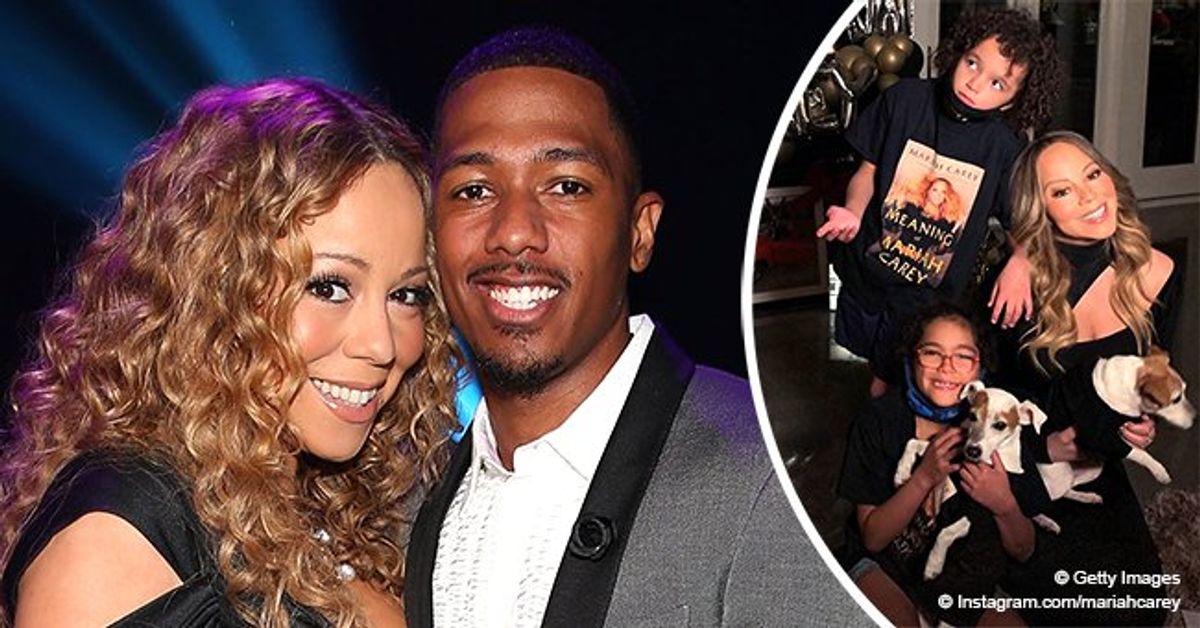 Mariah Carey & Nick Cannon's Beautiful Twins Adorably Pose during