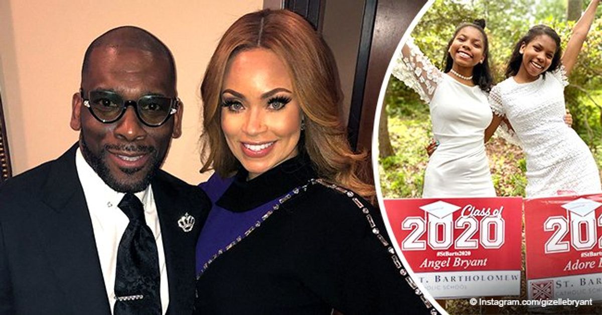 Gizelle and Jamal Bryant's Twin Daughters Stun in White Dresses for