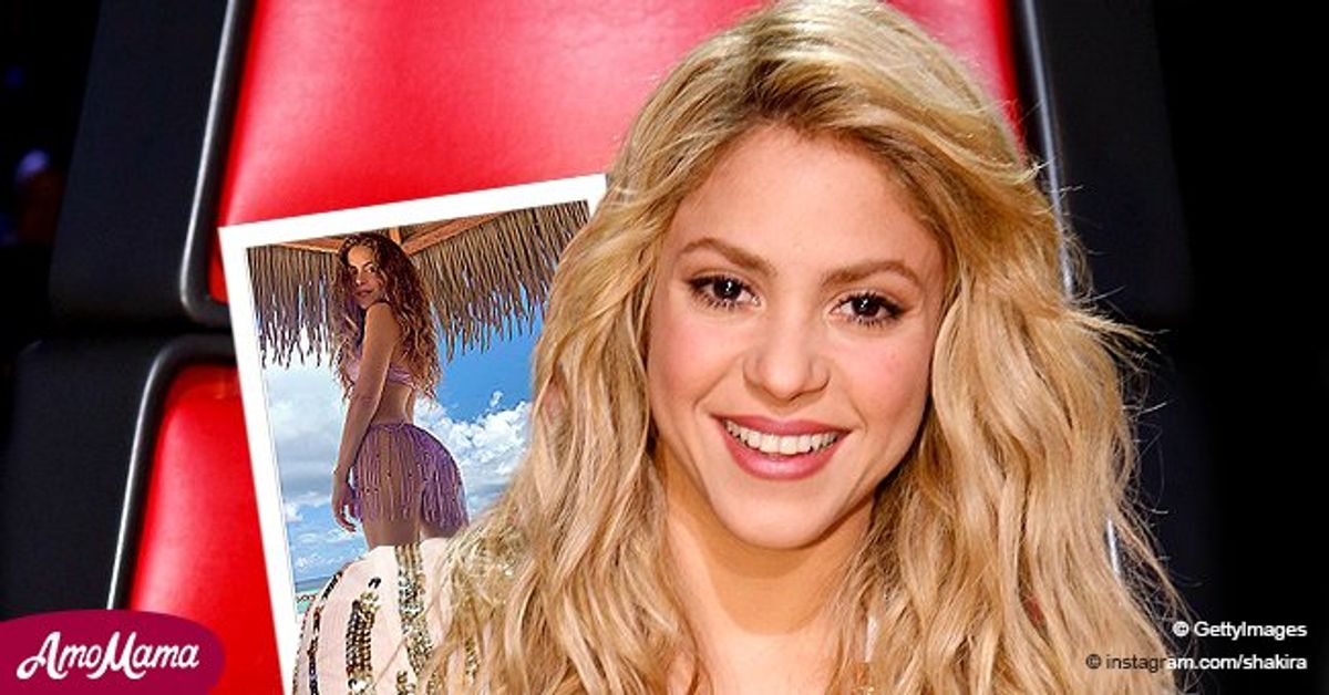 Check Out Shakira As She Flaunts Her Toned Figure In A Stylish Swimsuit She Designed Herself