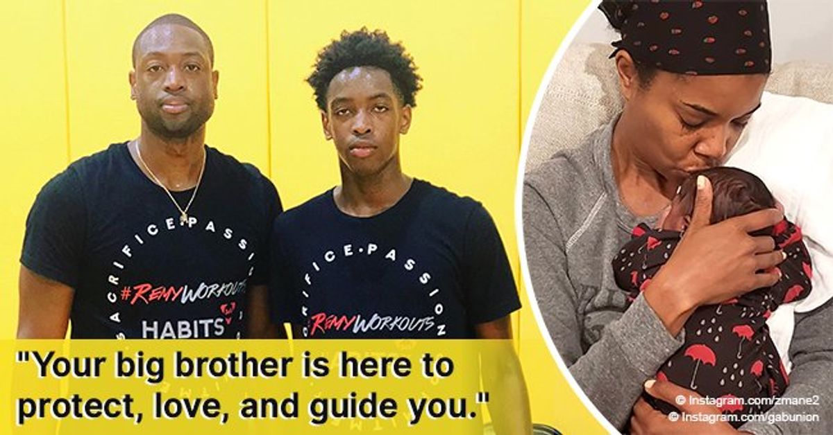Dwyane Wade's son Zaire, 16, steals hearts by sharing loving message to(02)