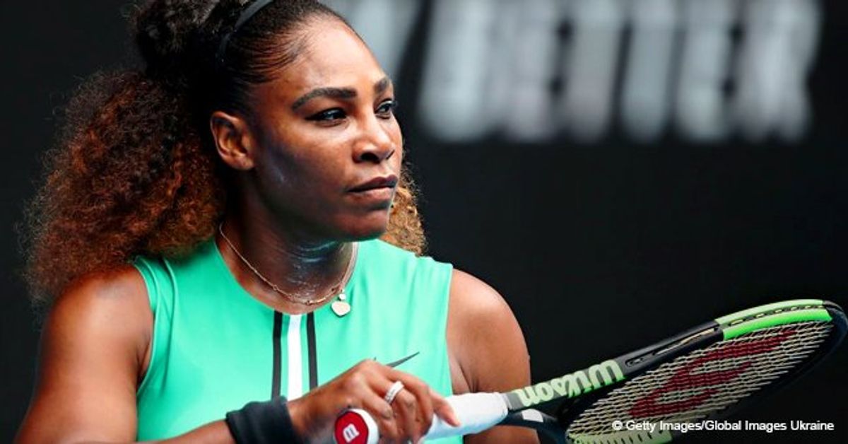 Serena Williams rocks green romper and tights at her first 2019